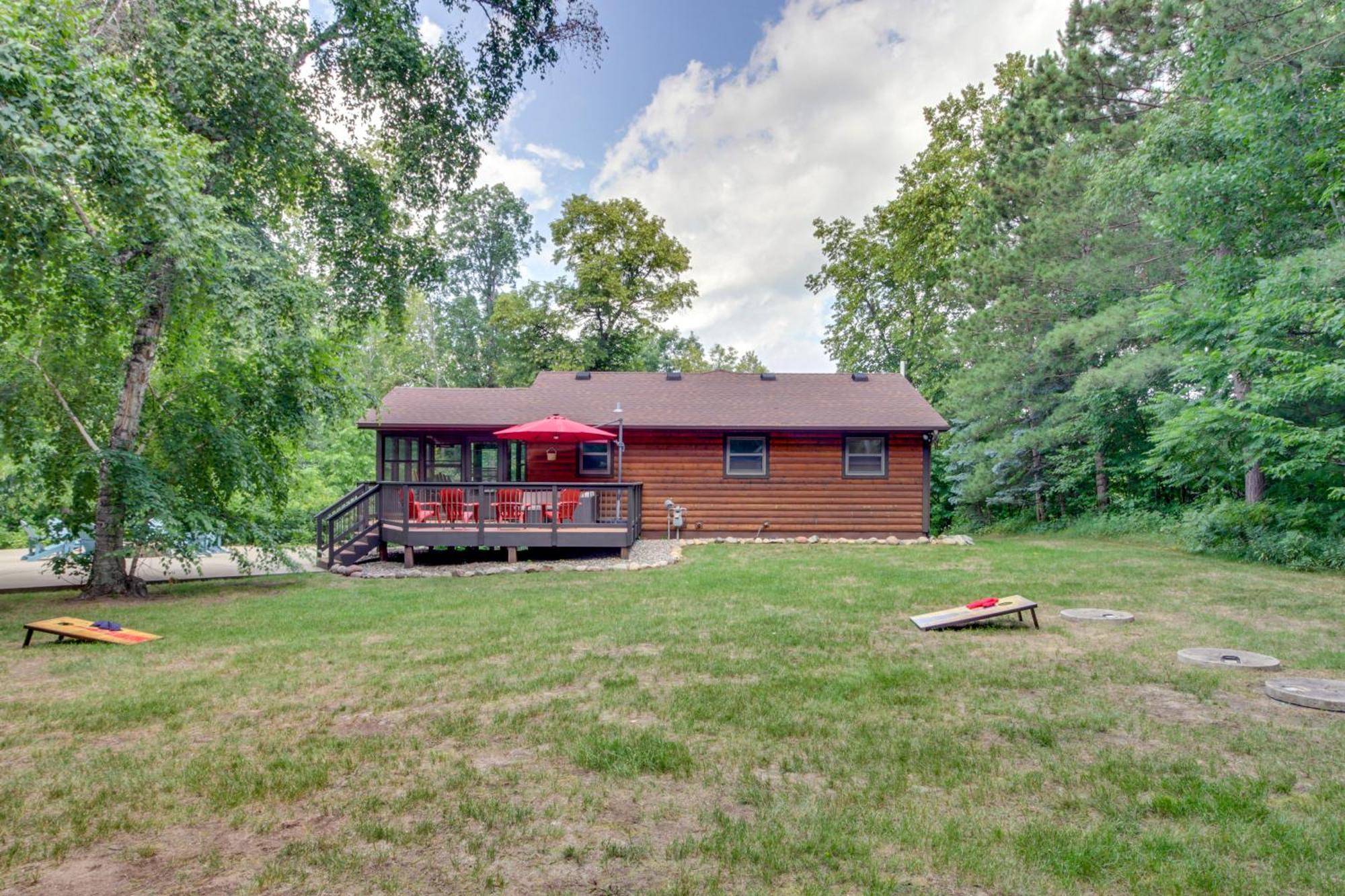 Beautiful Breezy Point Home With Beach And Dock! Pequot Lakes Екстериор снимка